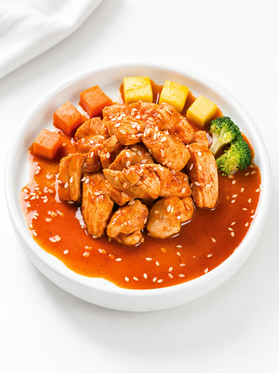 ไก่ผัดเปรี้ยวหวาน — แพ็คกับข้าว Under360